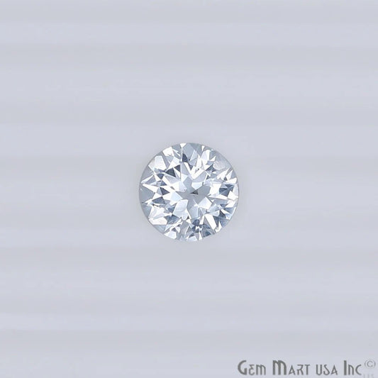 White Sapphire Wholesale Gemstones, 100% Natural Precious Gems, White Faceted Loose Gems, 7.5mm, Round, 1.50 Carat