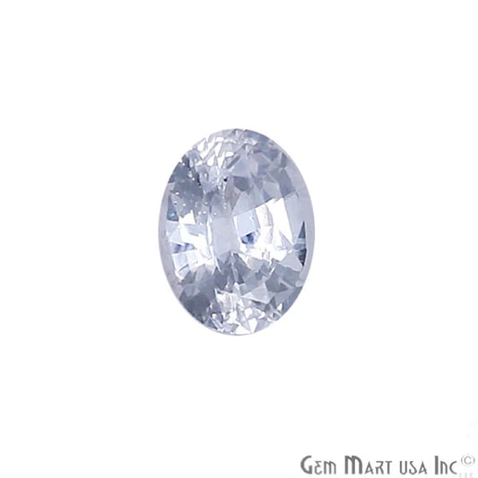 White Sapphire Wholesale Gemstones, 100% Natural Precious Gems, White Faceted Loose Gems, 7x9mm, Oval, 2.40 Carat