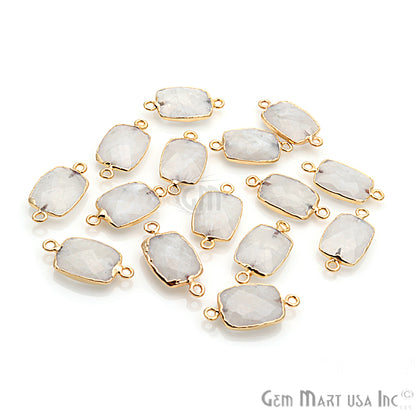 gemstone connector beads, gemstone connector pendant
