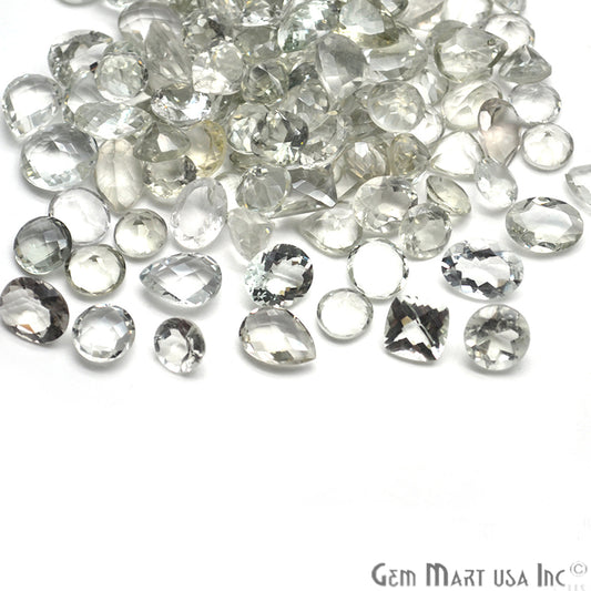 100Cts Big Size Wholesale Green Amethyst Mix Shape Loose Gemstones - GemMartUSA