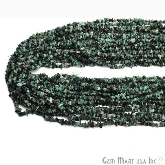 Natural Ruby Zoisite Chip Beads Strand-, Semi Precious, Gemstone Chips, Gemstone Beads (CHRZ-70001) - GemMartUSA