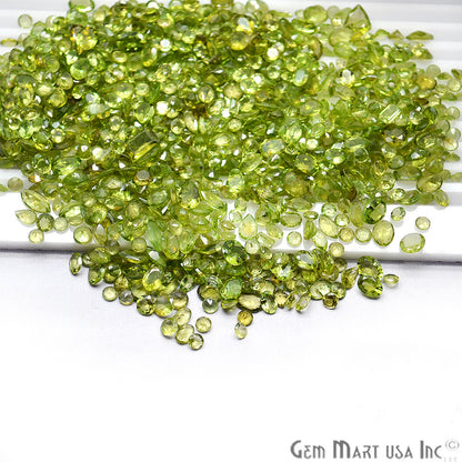 50 Carat Peridot Mix Shape Wholesale Loose Gemstones - GemMartUSA