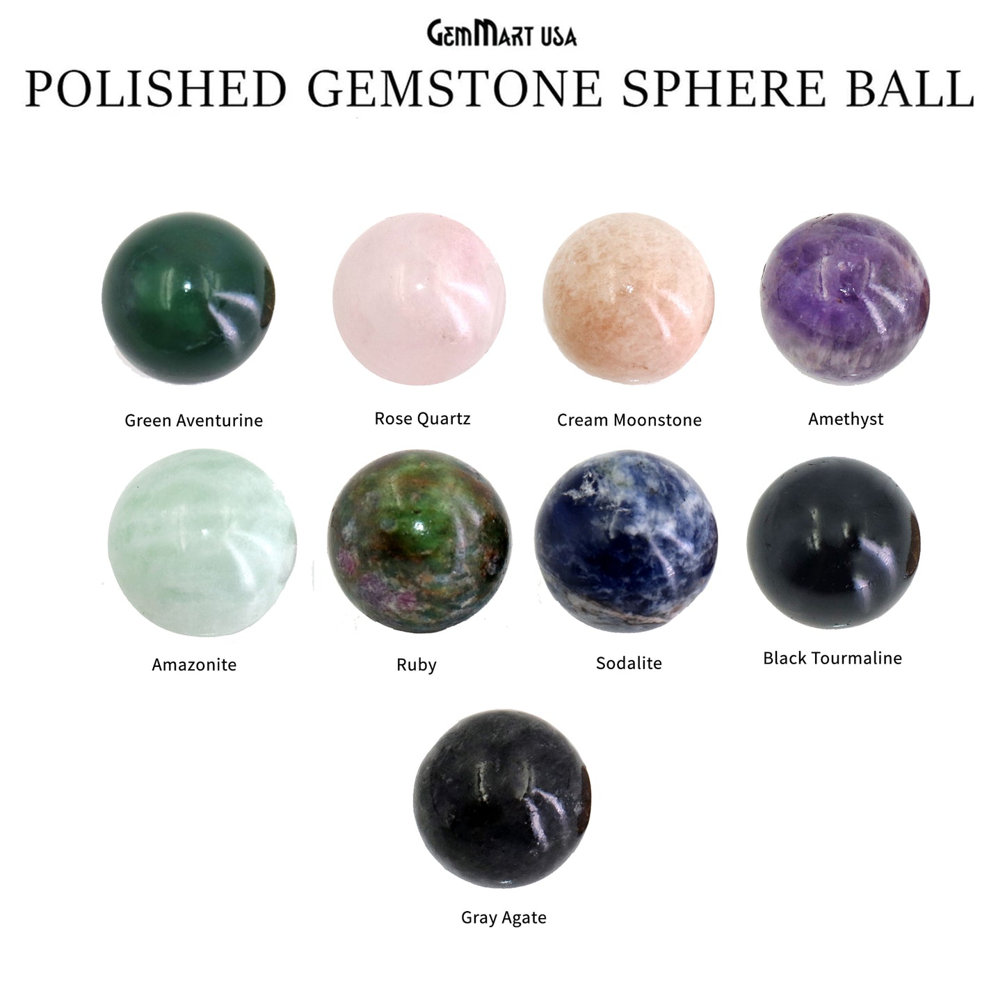 Gemstone Ball, 15-25mm Sphere ball, Reiki Healing Crystal, Crystal Ball, Healing Stone, Fortune Ball