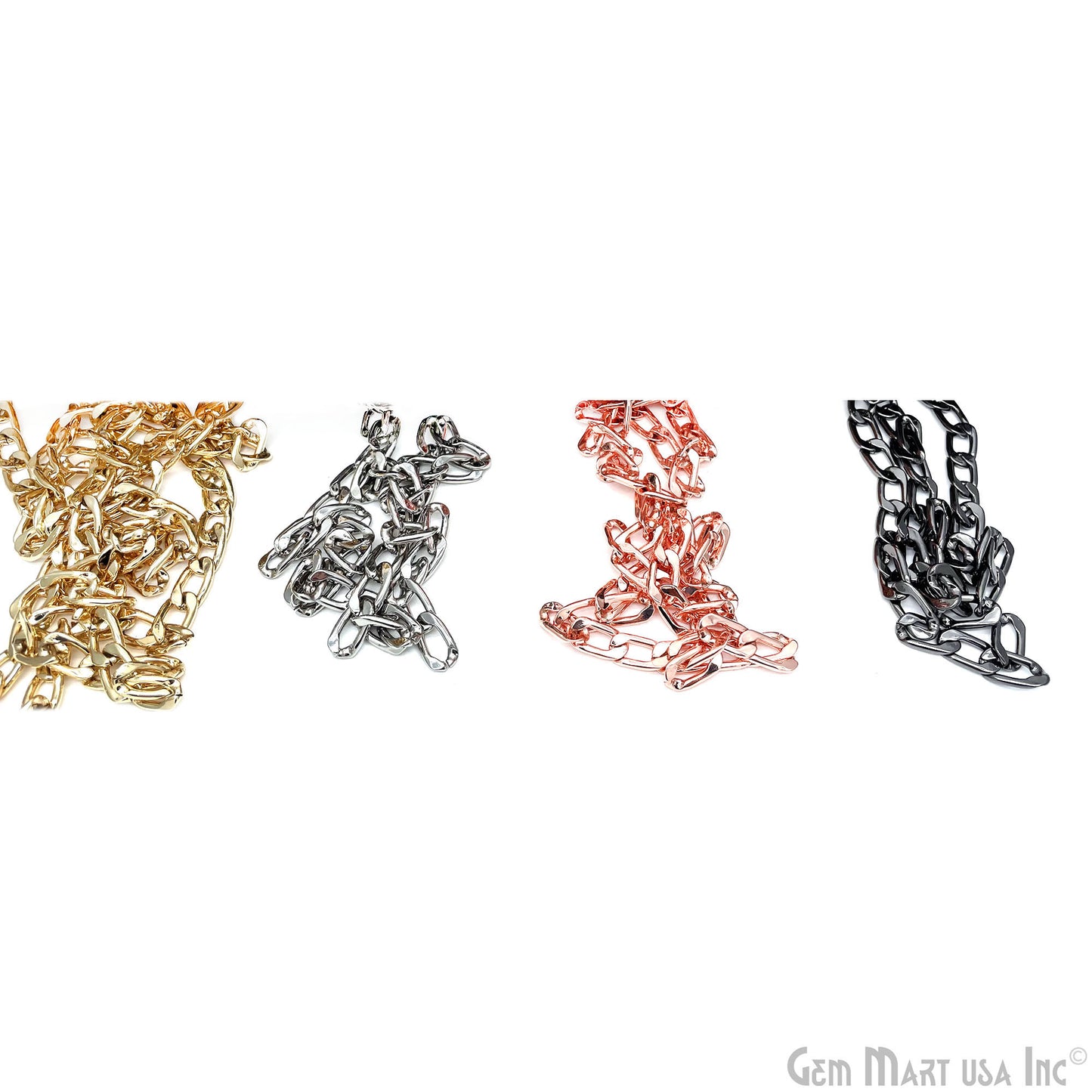 Curb Link Chain Finding Chain 17x10mm Curb Station Rosary Chain