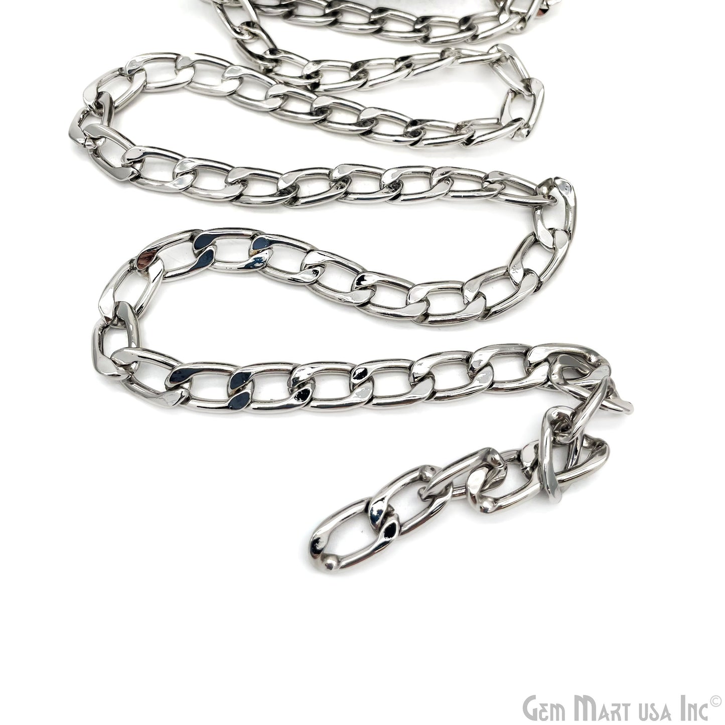 Curb Link Chain Finding Chain 17x10mm Curb Station Rosary Chain