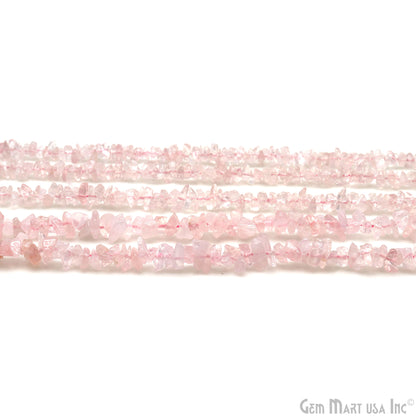 Natural Rose Quartz Chip Nugget Beads 34 inch Full Strand (762225197103)