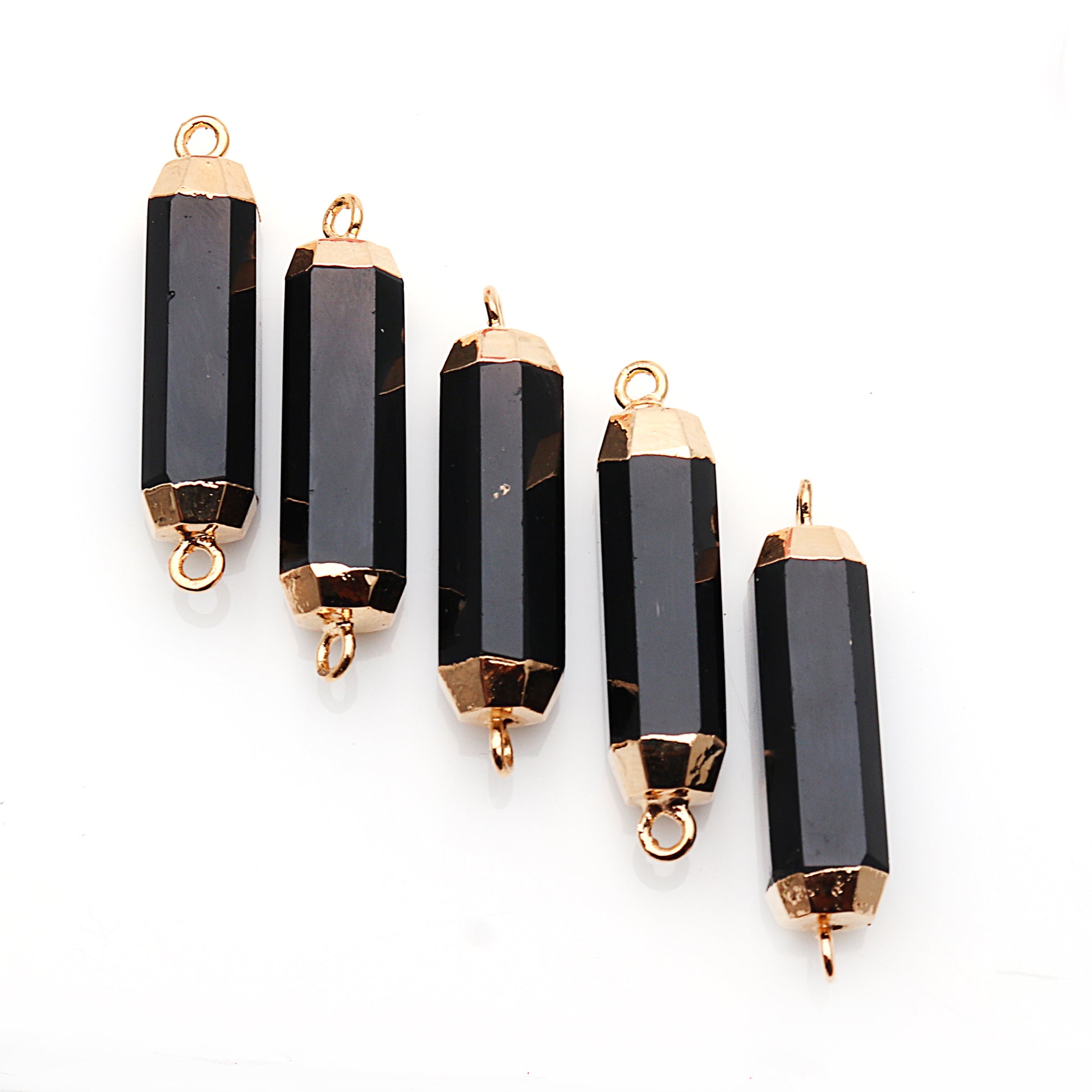 gemstone connector beads, gemstone connector pendant