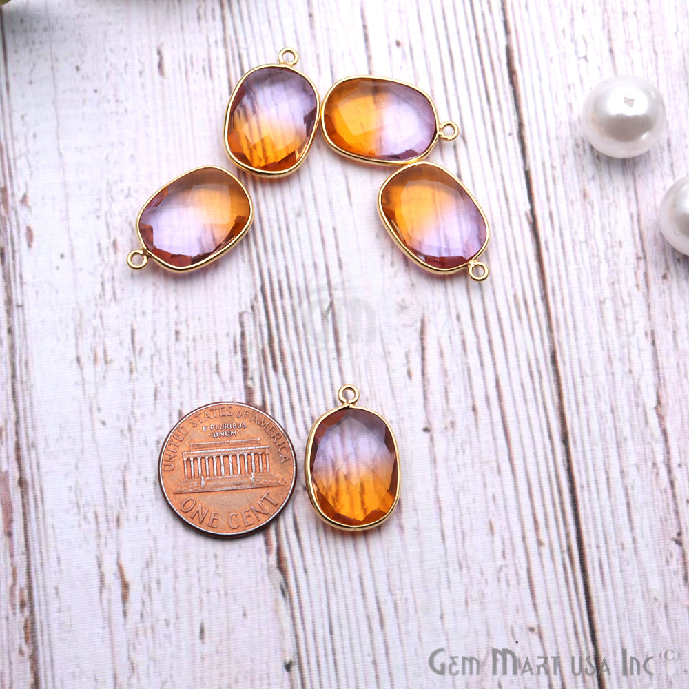 Citrine & Morganite Quartz