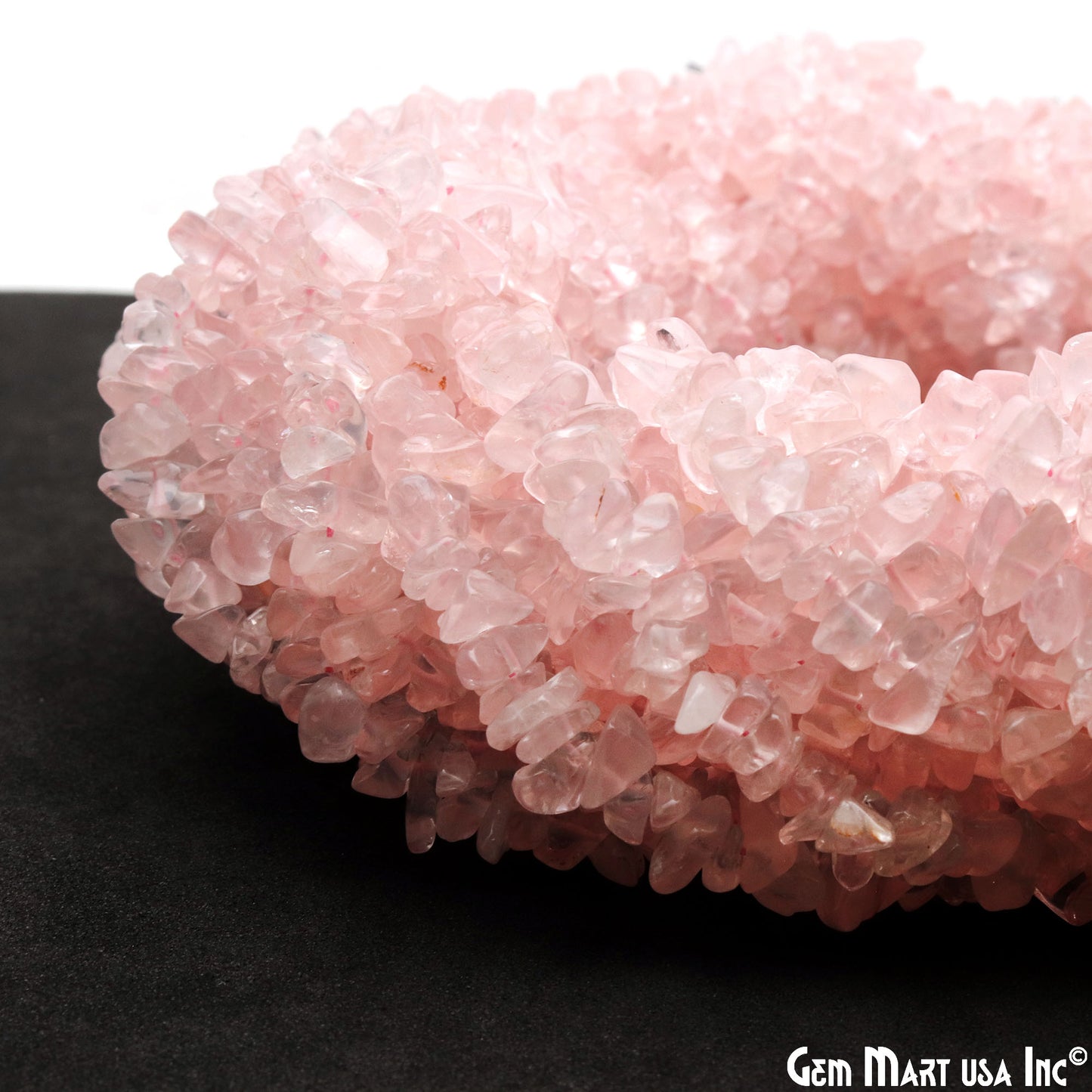 Natural Rose Quartz Chip Nugget Beads 34 inch Full Strand (762225197103)