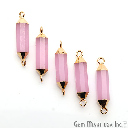 gemstone connector beads, gemstone connector pendant