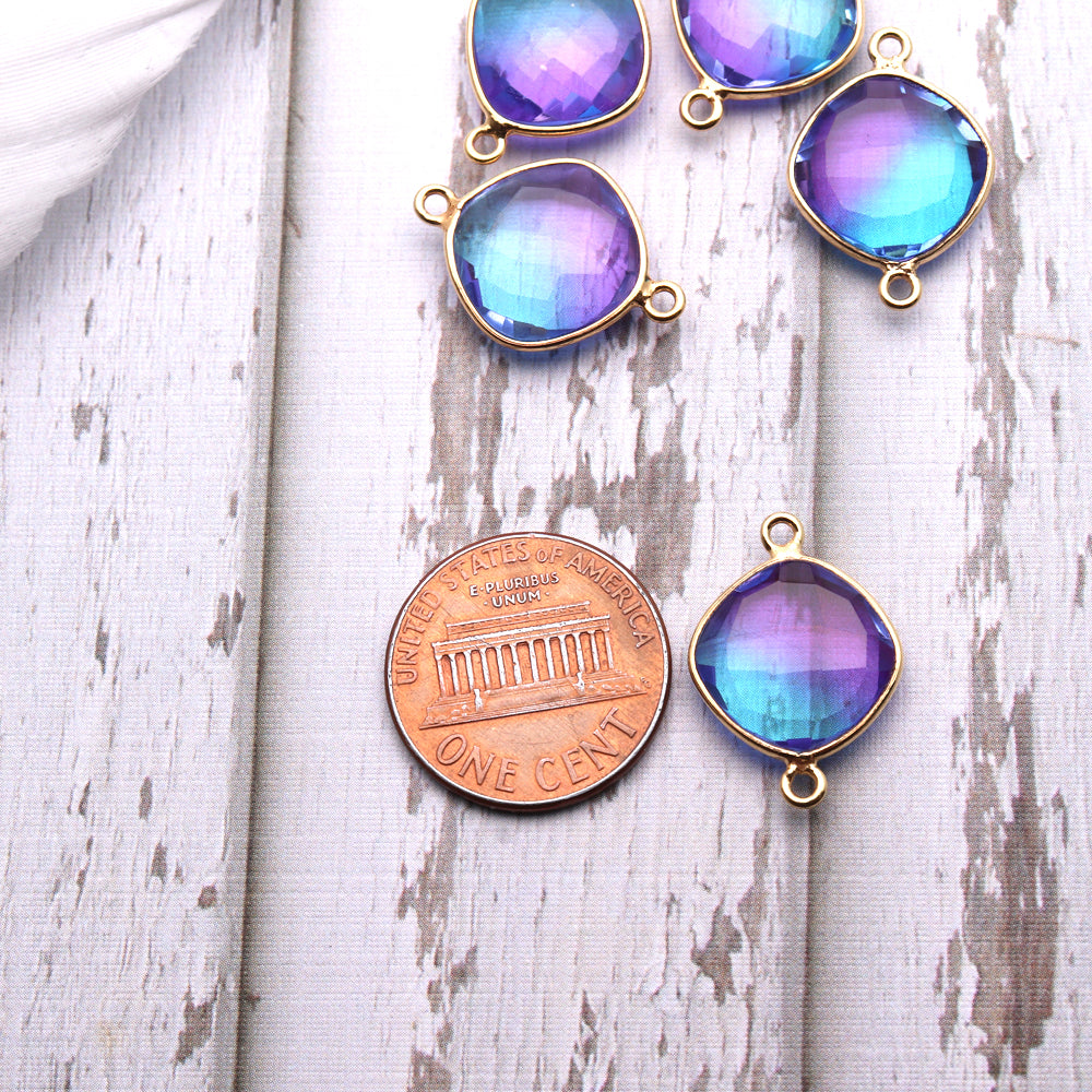 Sky Blue & Purple