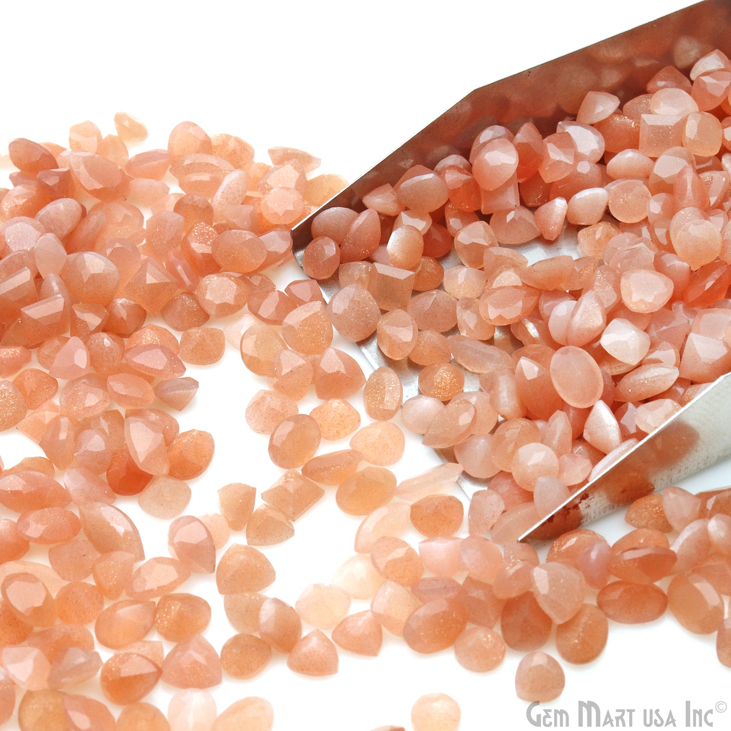 Wholesale Faceted Gemstones, 100% Natural Semi-Precious Gems,  Faceted Loose Gems, 3-5mm, Mixed, 50 Carats