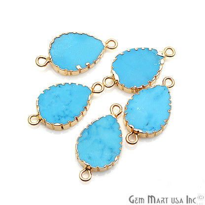 gemstone connector beads, gemstone connector pendant