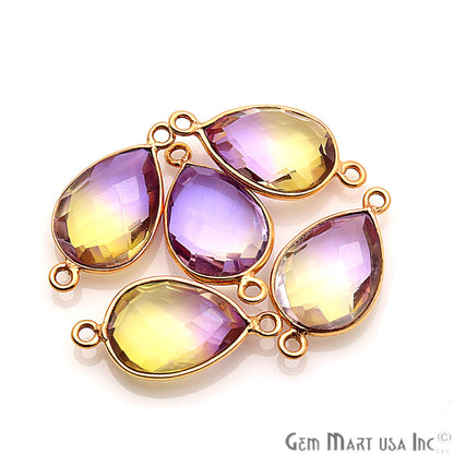 gemstone connector beads, gemstone connector pendant