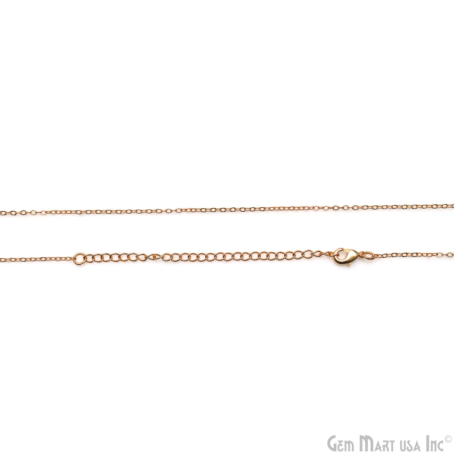 Moon Shape 23x6mm Gold Plated Necklace Chain 21Inch