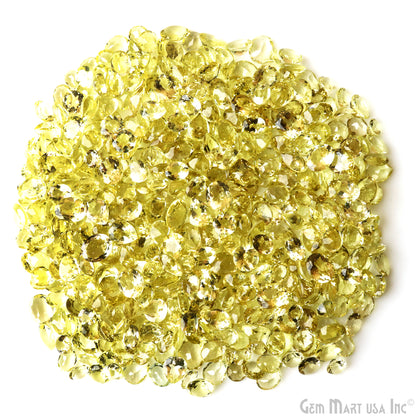 Lemon Topaz Gemstone, 100% Natural Faceted Loose Gems, November Birthstone, 6-8mm, 100 Carats