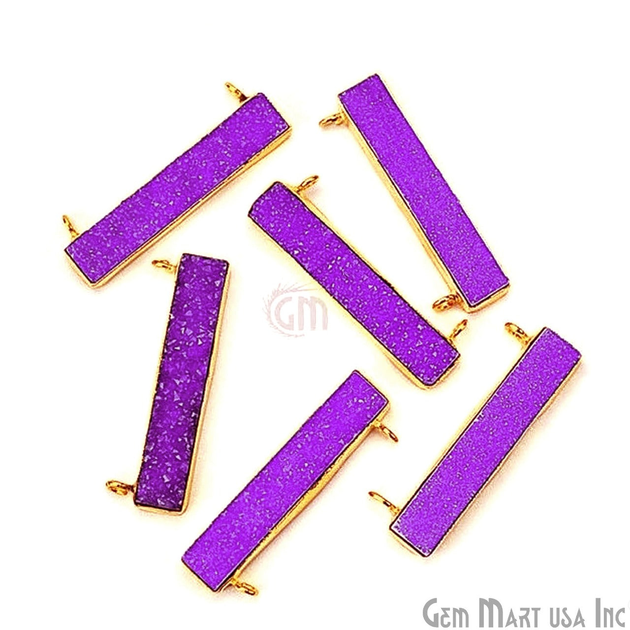 druzy connector beads, druzy connector