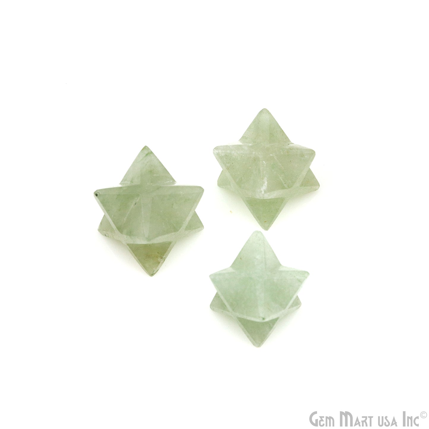 Merkaba Star 17mm Octahedron Metaphysical Crystal Reiki Healing Gemstone