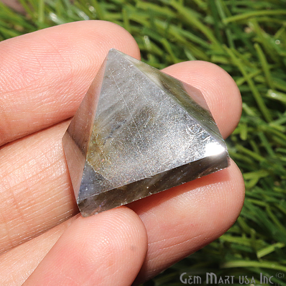 Healing Gemstone Pyramid Metaphysical Reiki Crystal (Pick Stone) - GemMartUSA