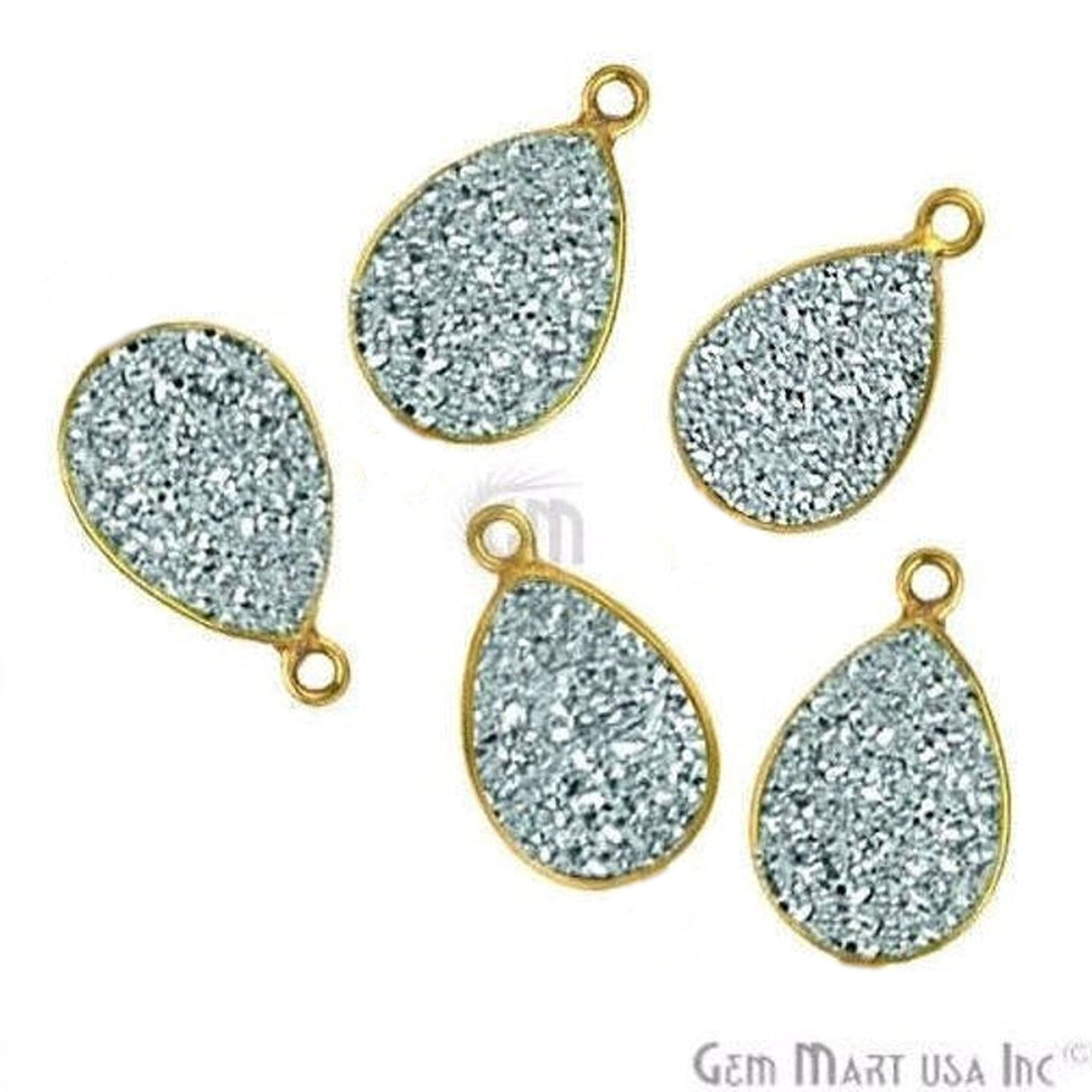 Silver Druzy