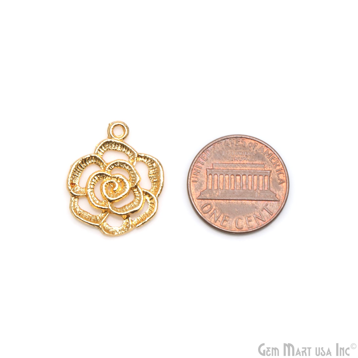 Flower Shape Finding 22x18mm Chandelier Jewelry Charm