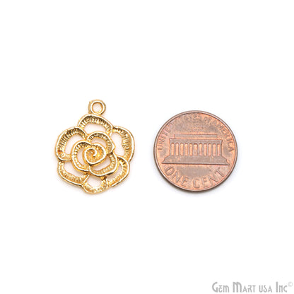 Flower Shape Finding 22x18mm Chandelier Jewelry Charm