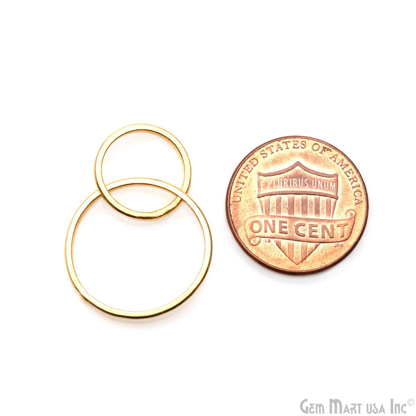 Round Hoop 28x19mm Dangle Gold Plated Earring Finding