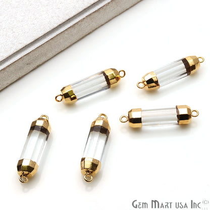 gemstone connector beads, gemstone connector pendant