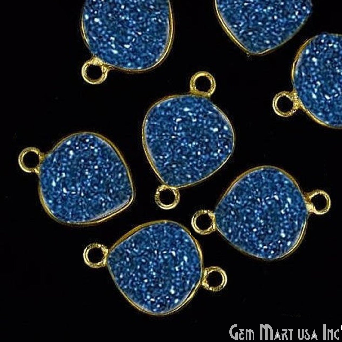 druzy connector beads, druzy connector