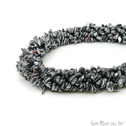 Natural Hematite Gemstone Chip Beads, 34 Inch Full Strand (762215333935)