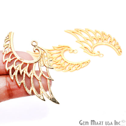 Eagle Wing Shape Charm Gold Plated Finding Jewelry Charm - GemMartUSA