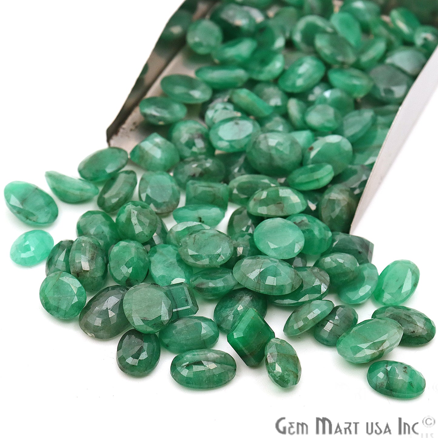 5 cts Emerald 20-10mm May Birthstone Mix Shape Loose Gemstones - GemMartUSA