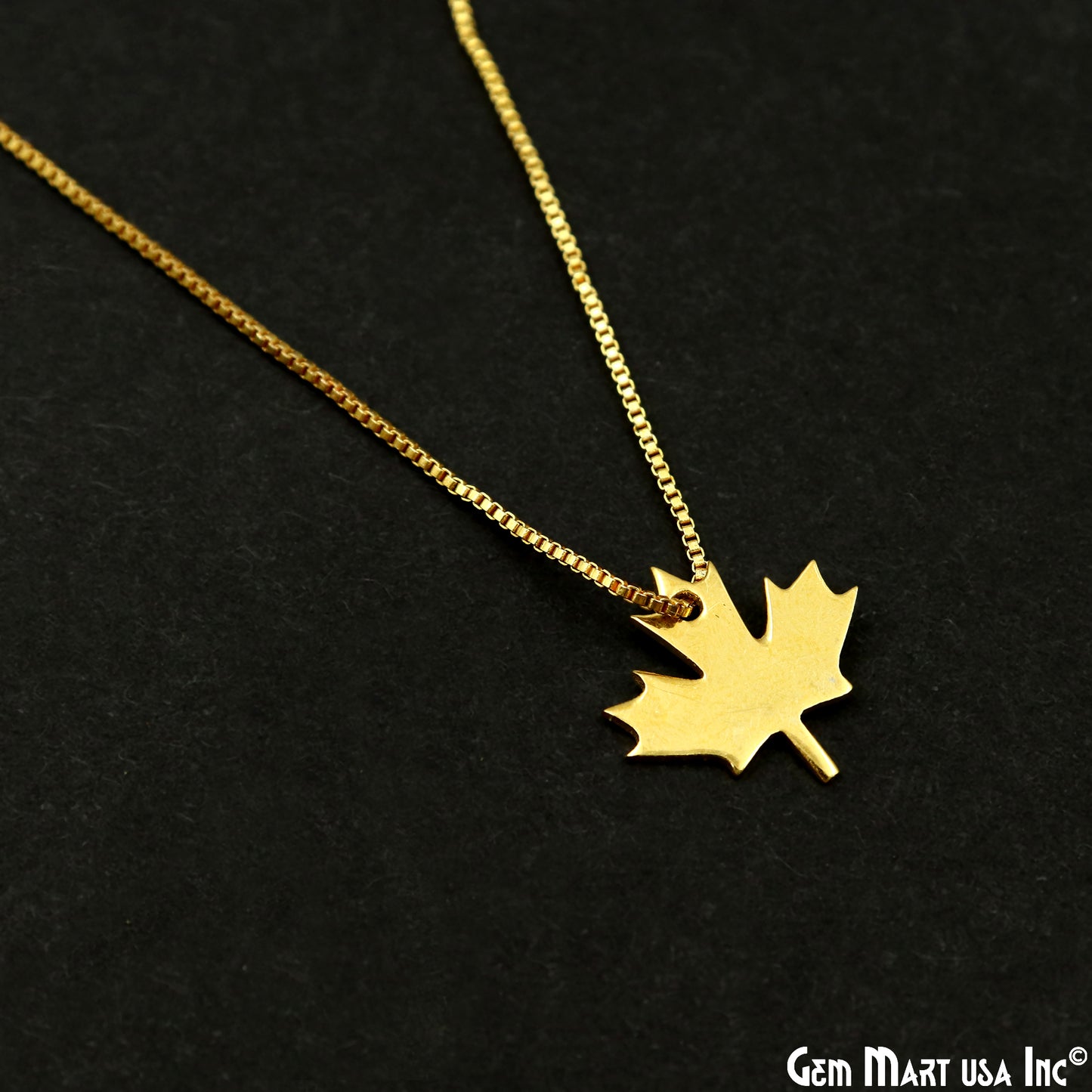 Maple Leaf Charm Laser Finding Gold Plated 15x14.8mm Charm For Bracelets & Pendants