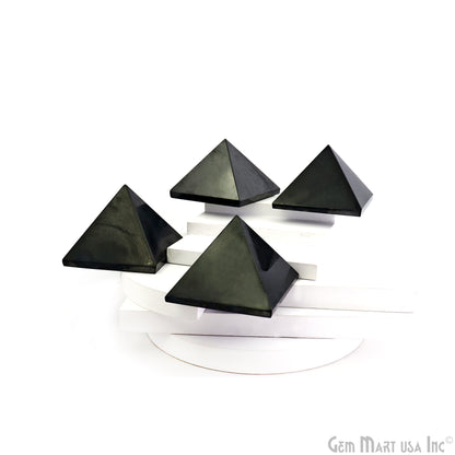 Shungite Pyramid, Crystal Pyramid, Anti Radiation, EMF Protection 50x43mm