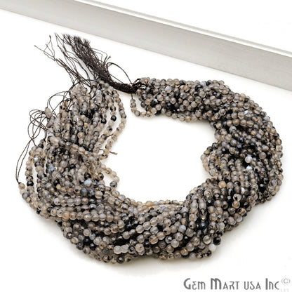 Rutile Jade 3-4mm Faceted Rondelle Beads Strands 14Inch - GemmartUSA