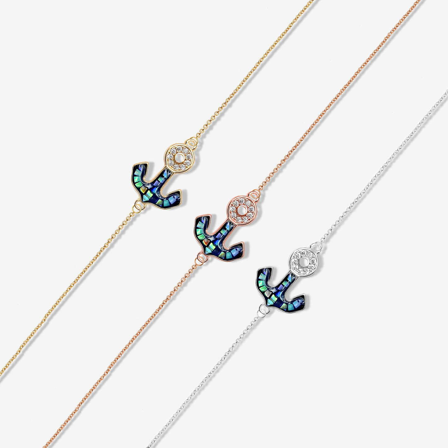 Anchor Charms, Micro Pave Anchor, Anchor Beads, Anchor Jewelry, CZ Beads 23x16mm