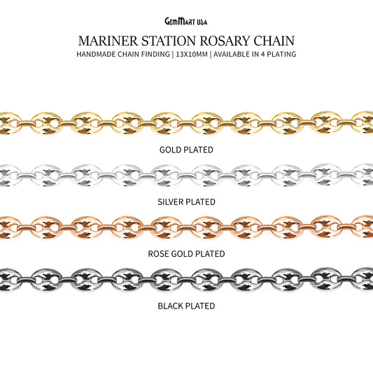 Mariner Chain Finding Chain 13x10mm Mariner Station Rosary Chain