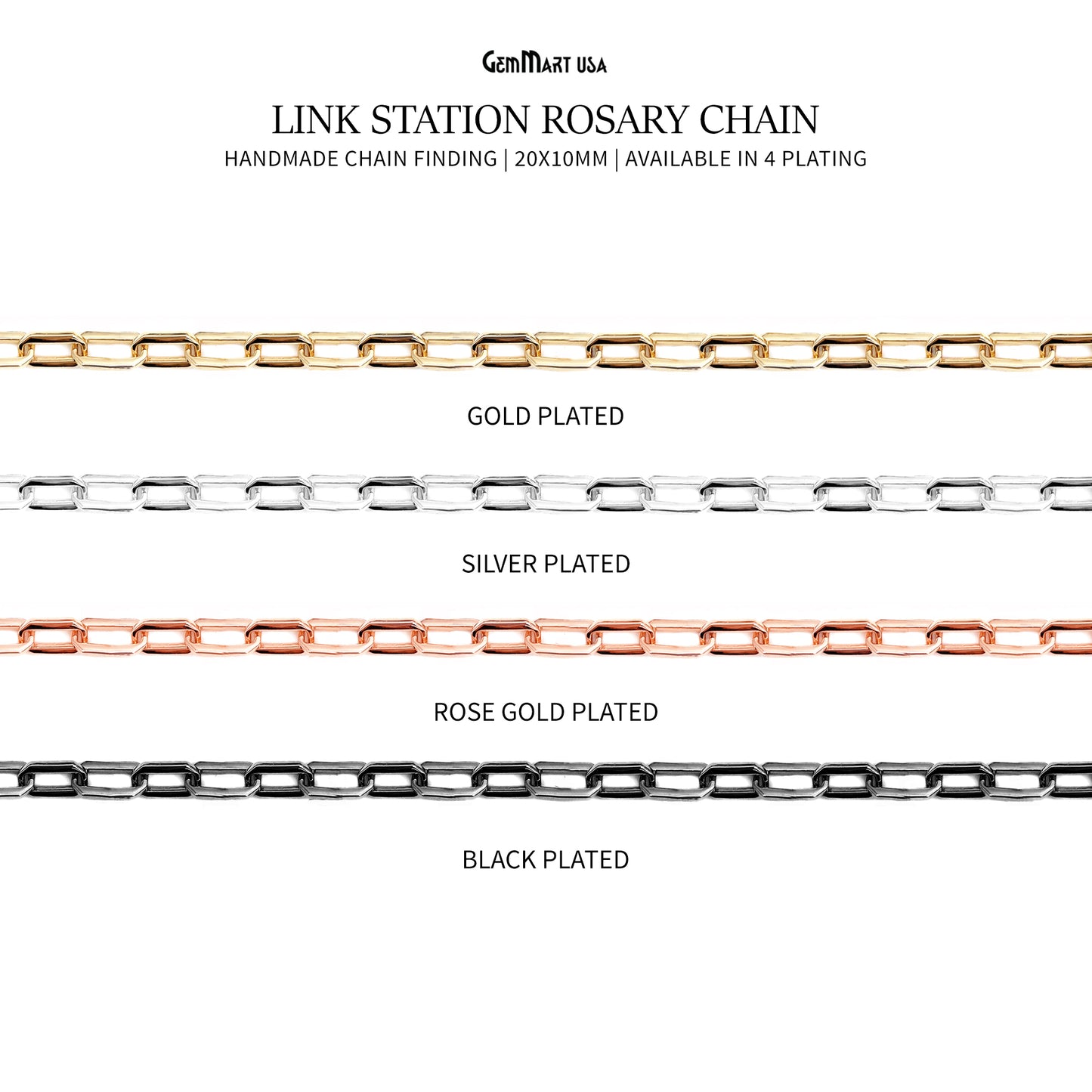 Link Chain Finding Chain 20x10mm Station Rosary Chain