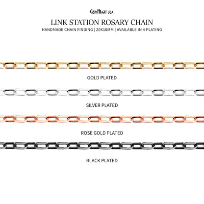 Link Chain Finding Chain 20x10mm Station Rosary Chain