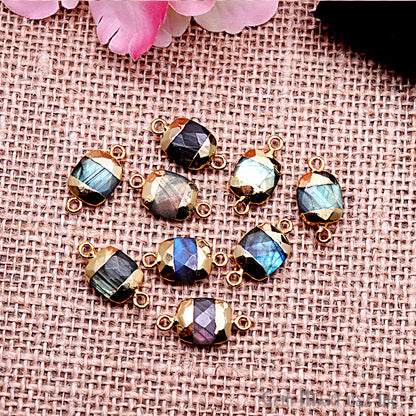 gemstone connector beads, gemstone connector pendant