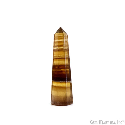 Golden Jasper Gemstone Jumbo Tower Crystal Tower Obelisk Healing Meditation Gemstones 2-3 Inch