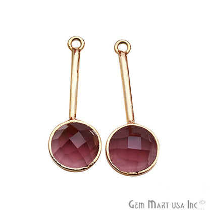 DIY Gemstone Long Dangle Drop Chandelier Earring Connector 1 Pair (Pick Stone) - GemMartUSA