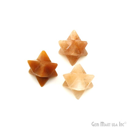 Merkaba Star 17mm Octahedron Metaphysical Crystal Reiki Healing Gemstone