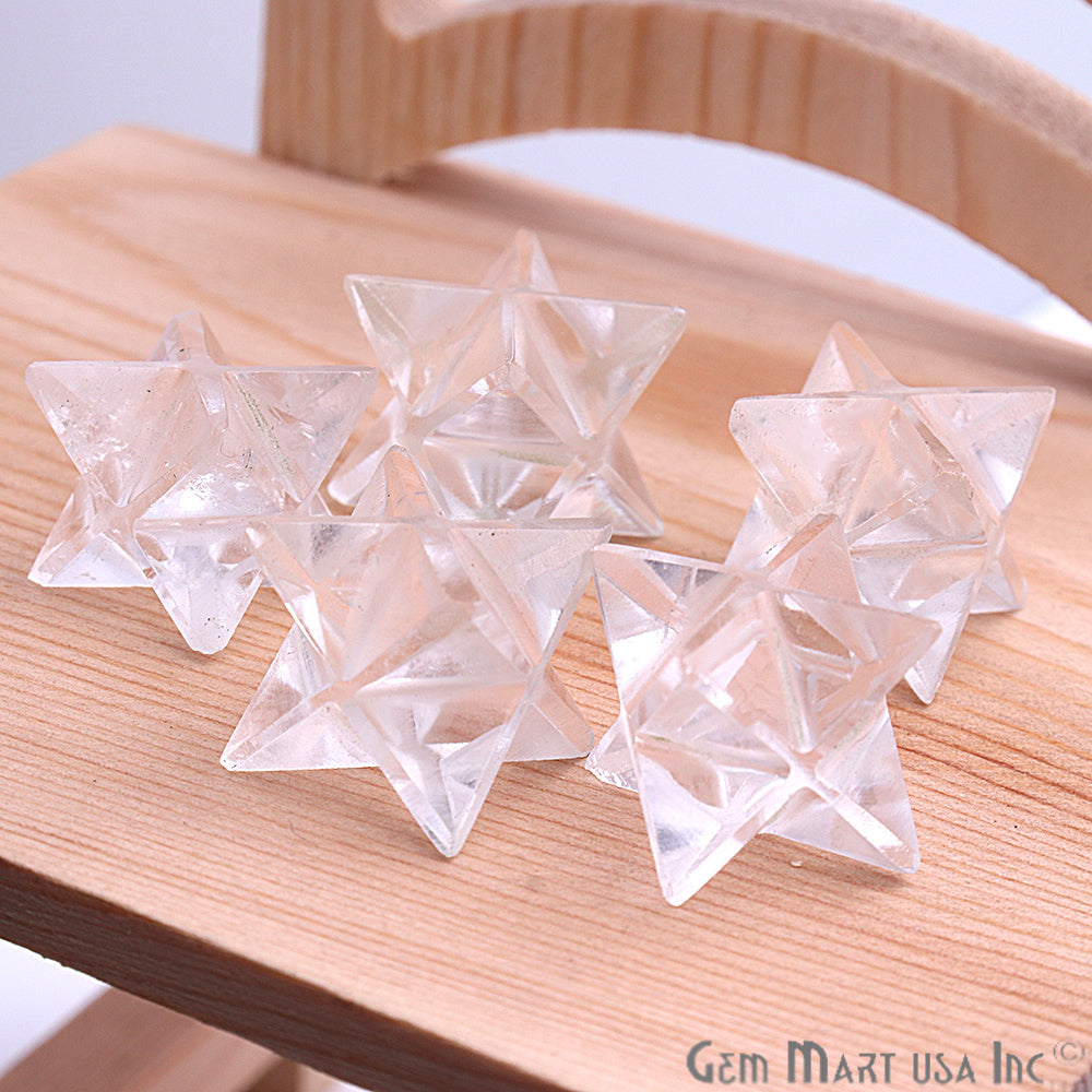 Merkaba Star Octahedron Metaphysical Crystal Reiki Healing Gemstone (Pick Stone) - GemMartUSA