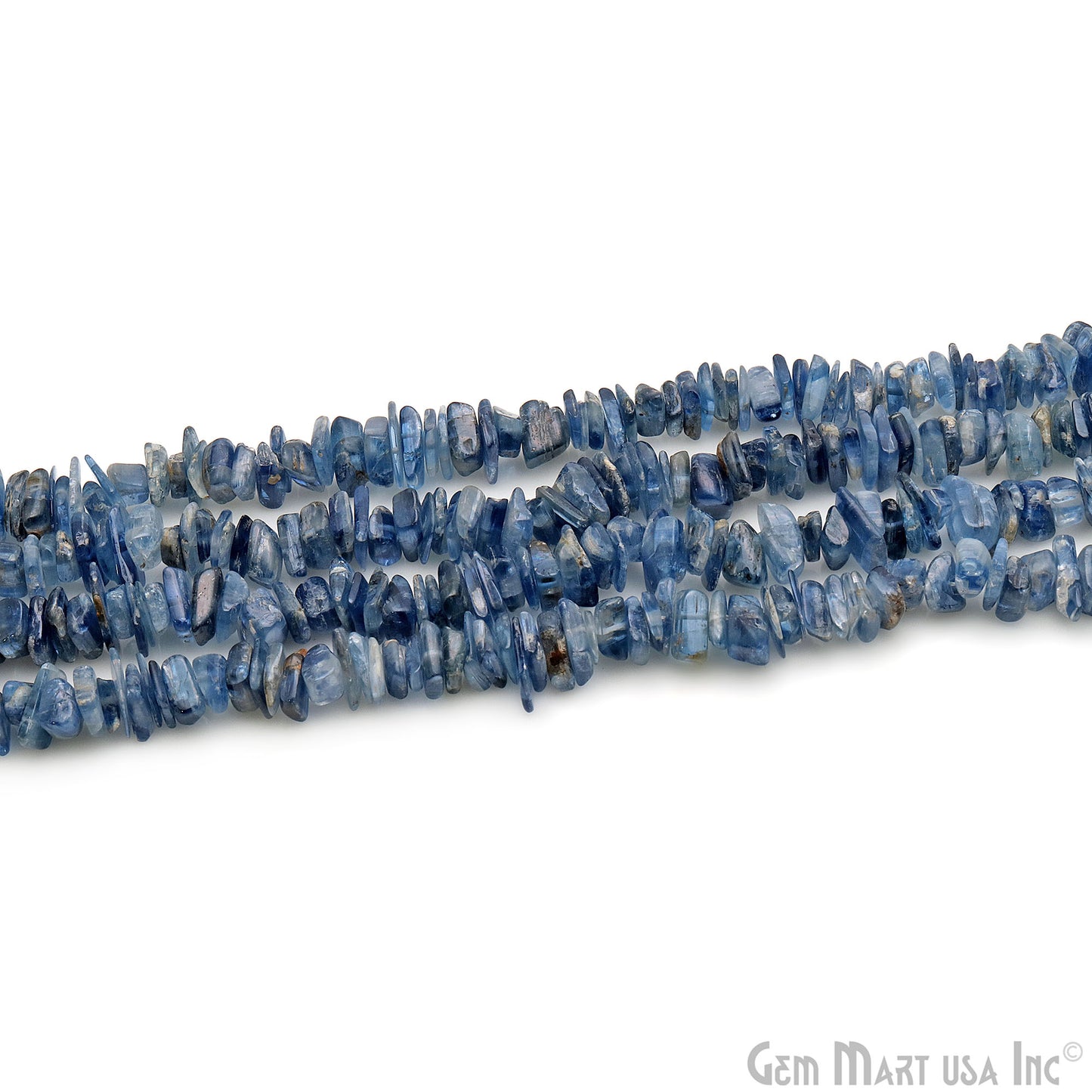 Kyanite 7-11mm Nugget Chip Beads Gemstone Strand - GemMartUSA