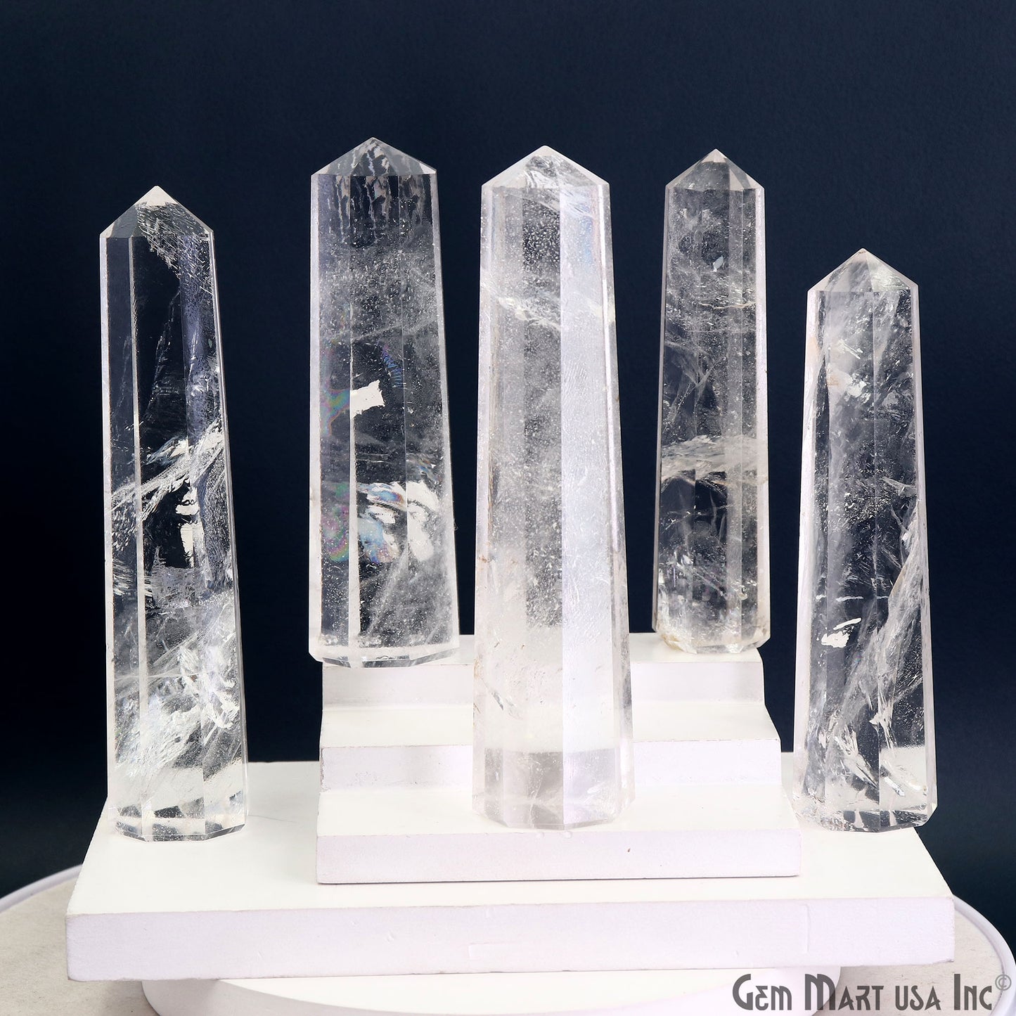 Crystal Gemstone Jumbo Tower Crystal Tower Obelisk Healing Meditation Gemstones 4-5 Inch