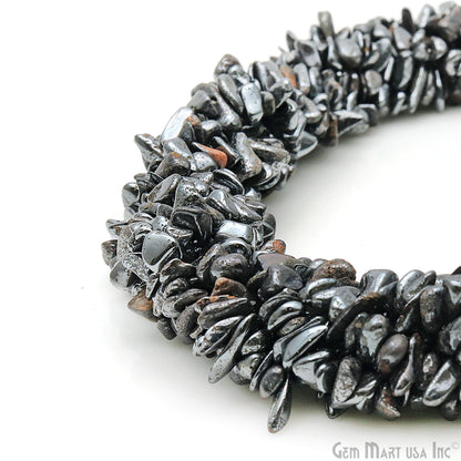 Natural Hematite Gemstone Chip Beads, 34 Inch Full Strand (762215333935)