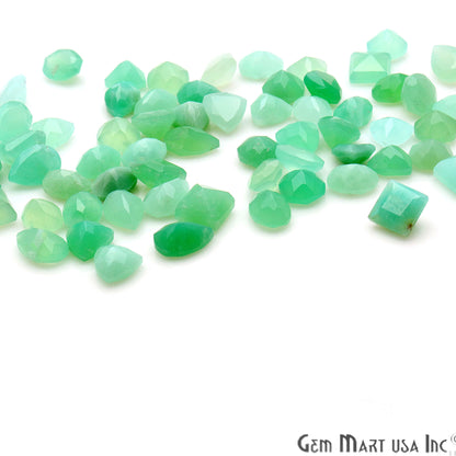 50ct Lot Chrysophrase Mix Shaped 7-8mm Stone, Faceted Gemstone Mixed lot, Loose Stones - GemMartUSA