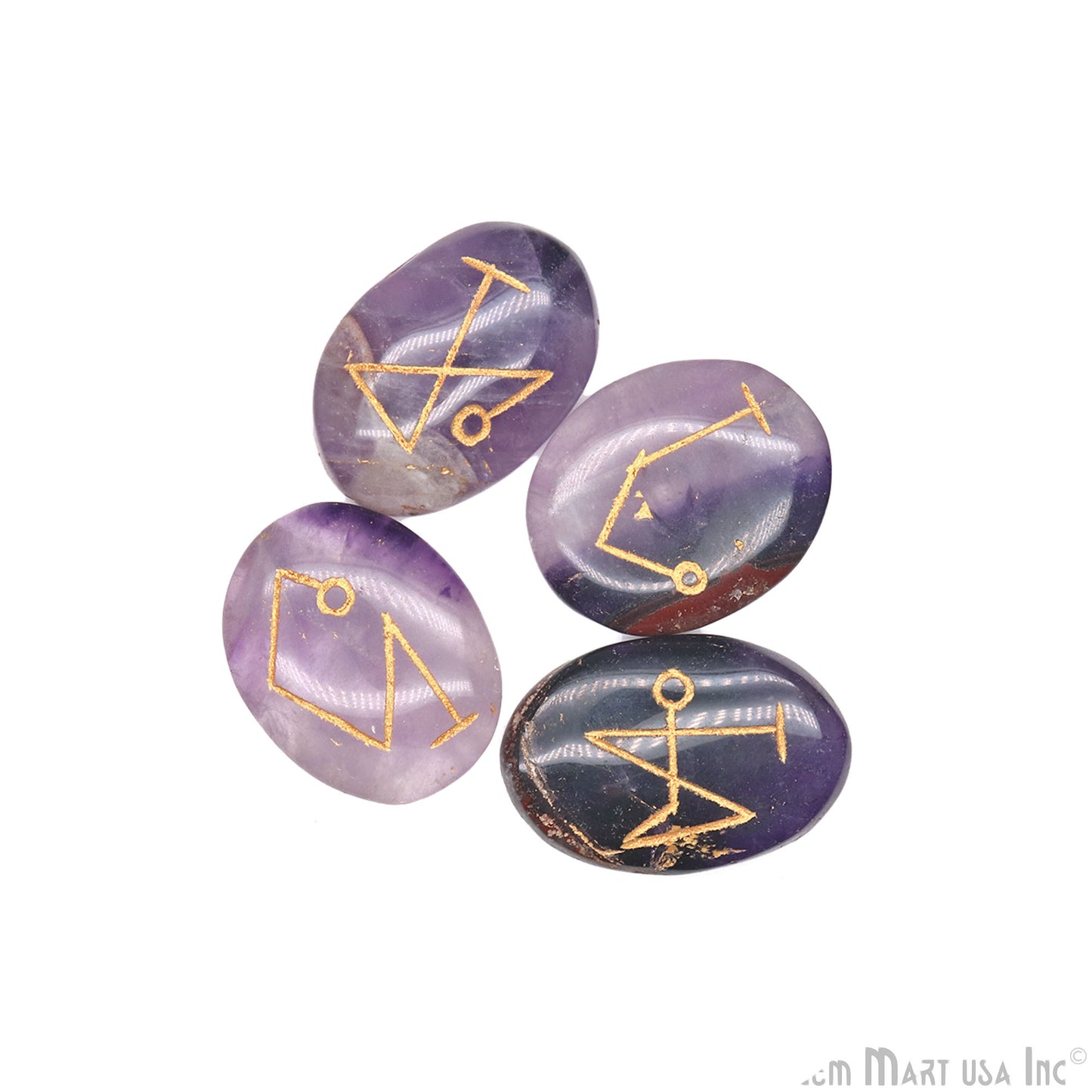 Archangel Sigils Free Form 39x30mm Stones Guardian Angel Symbols- Uriel, Gabriel, Raphael & Michael