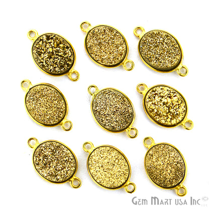 druzy connector beads, druzy connector